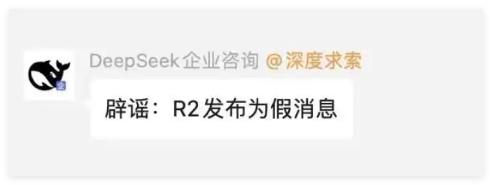 ​DeepSeek官方回应：R2将在3 月17日发布传闻为虚假