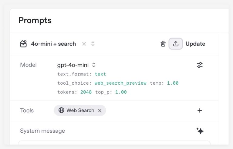 OpenAI Chat Playground升级为Prompts Playground 更好测试、迭代提示词