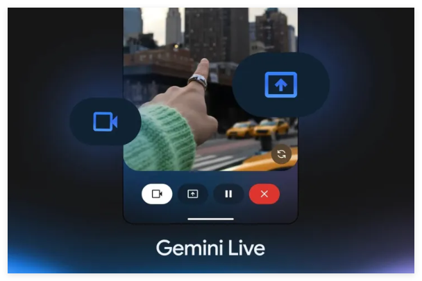 ​谷歌 Gemini Live 屏幕共享功能开始支持 Pixel 9 和 Galaxy S25 手机