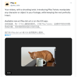 Pika Twists重磅上线，可精准编辑视频中的特定角色或物体