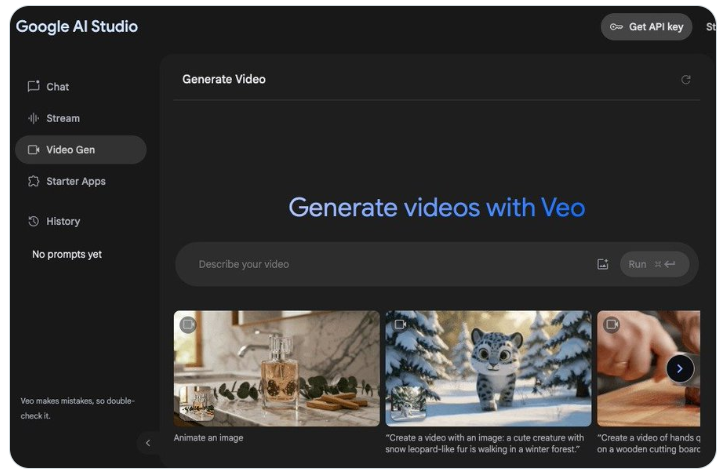 Google AI Studio开放Veo 2视频模型有限免费试用