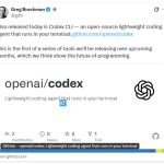 OpenAI开源超Agent:Codex CLI,五小时内破 5000 颗星