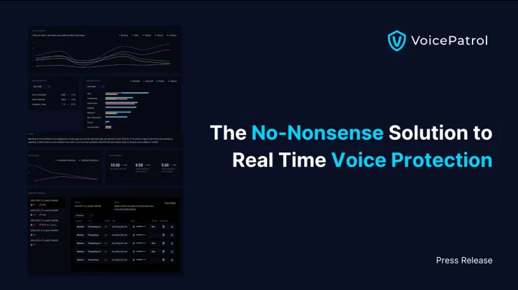 VoicePatrol推出实时AI语音保护技术，为游戏社区提供更安全体验