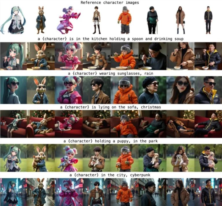 ​腾讯混元开源定制化图像生成插件 InstantCharacter