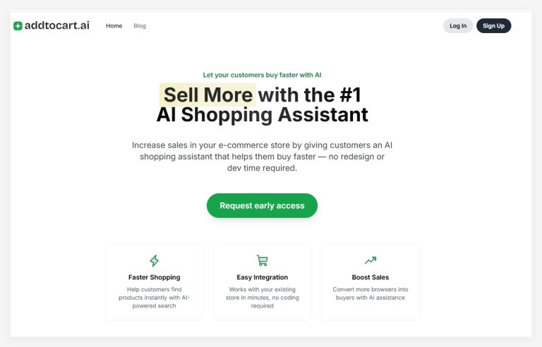 超强AI电商购物助手!Add To Cart AI:可理解文本、语音、图像，帮用户找到产品