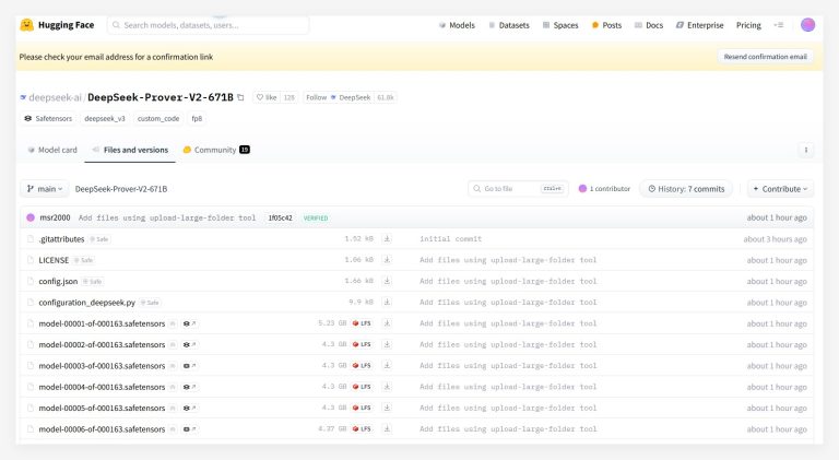 DeepSeek-Prover-V2-671B 模型开源，数学推理领域迎来新突破