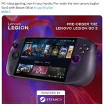 联想首款第三方SteamOS掌机Legion Go S定档5月25日