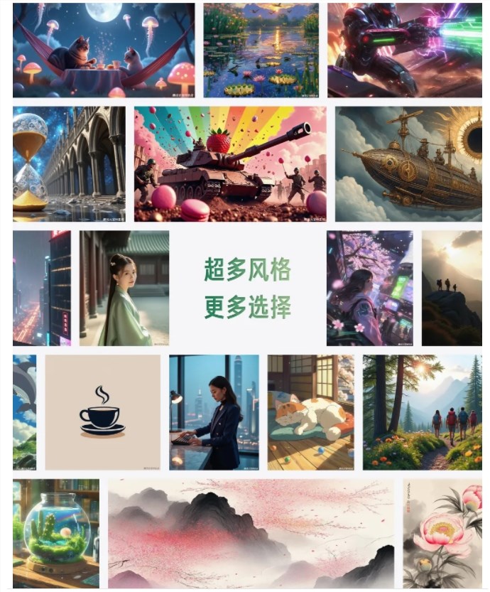 腾讯元宝文生图功能升级 支持混元和DeepSeek两大模型生成