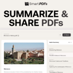 PDF总结神器SmartPDFs上线 上传秒出精炼总结，论文党感动哭！