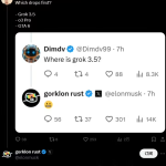 马斯克透露 Grok 3.5 尚需优化，预计下周发布