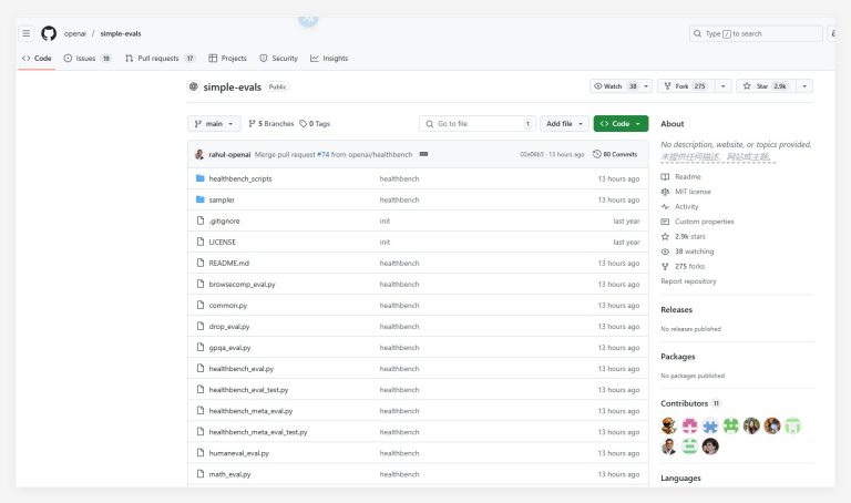 OpenAI 发布 HealthBench：评估大型语言模型在医疗领域表现的新标准