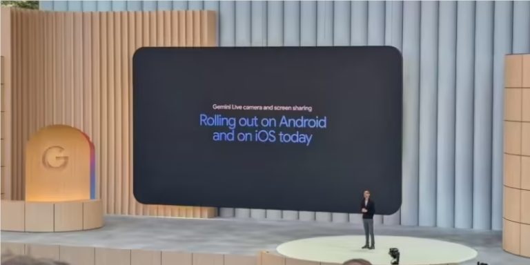 谷歌Gemini Live正式登陆iPhone：让AI“看懂”你的屏幕与摄像头！