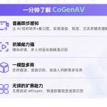 通义推出CoGenAV多模态语音表征模型 可实现音画同步感知