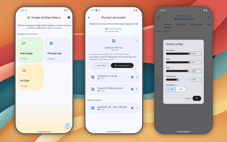 Google AI Edge Gallery发布：Gemma 3n加持，本地AI应用开发从未如此简单！